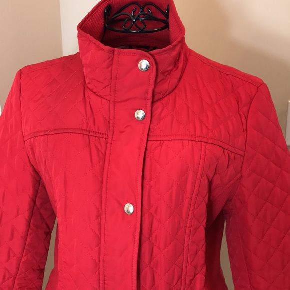 Weatherproof Quilted Red Jacket Size Medium - Picture 3 of 13